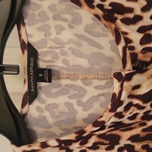 Banana Republic Animal Print Romper